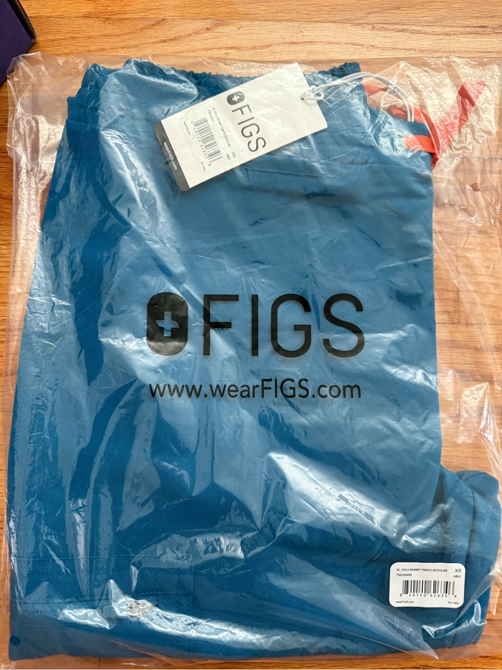 Figs Alps Blue Yola Skinny Pants XS petite